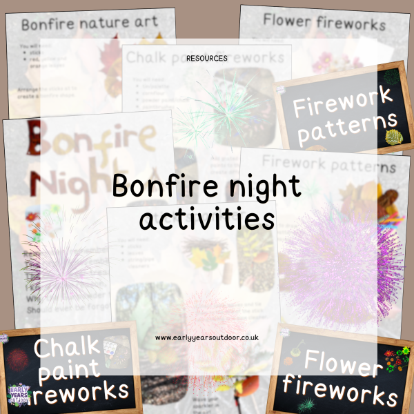 Nature themed bonfire night activities