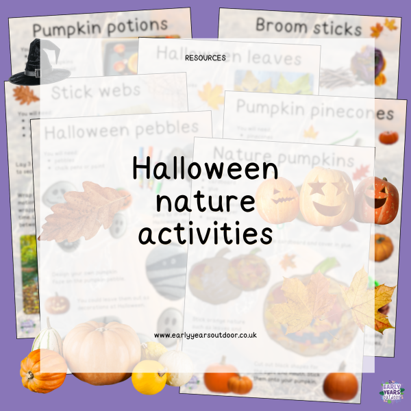 Halloween themed nature activities