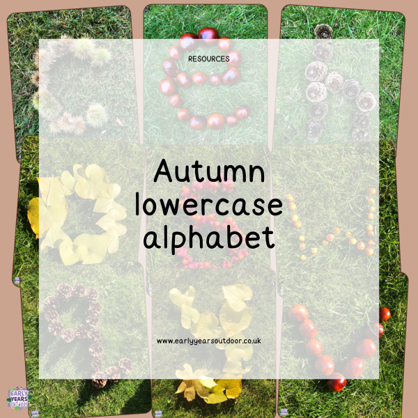 Autumn lowercase alphabet