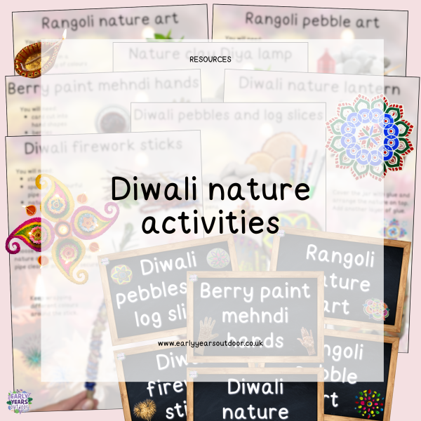 Diwali nature activities and signs