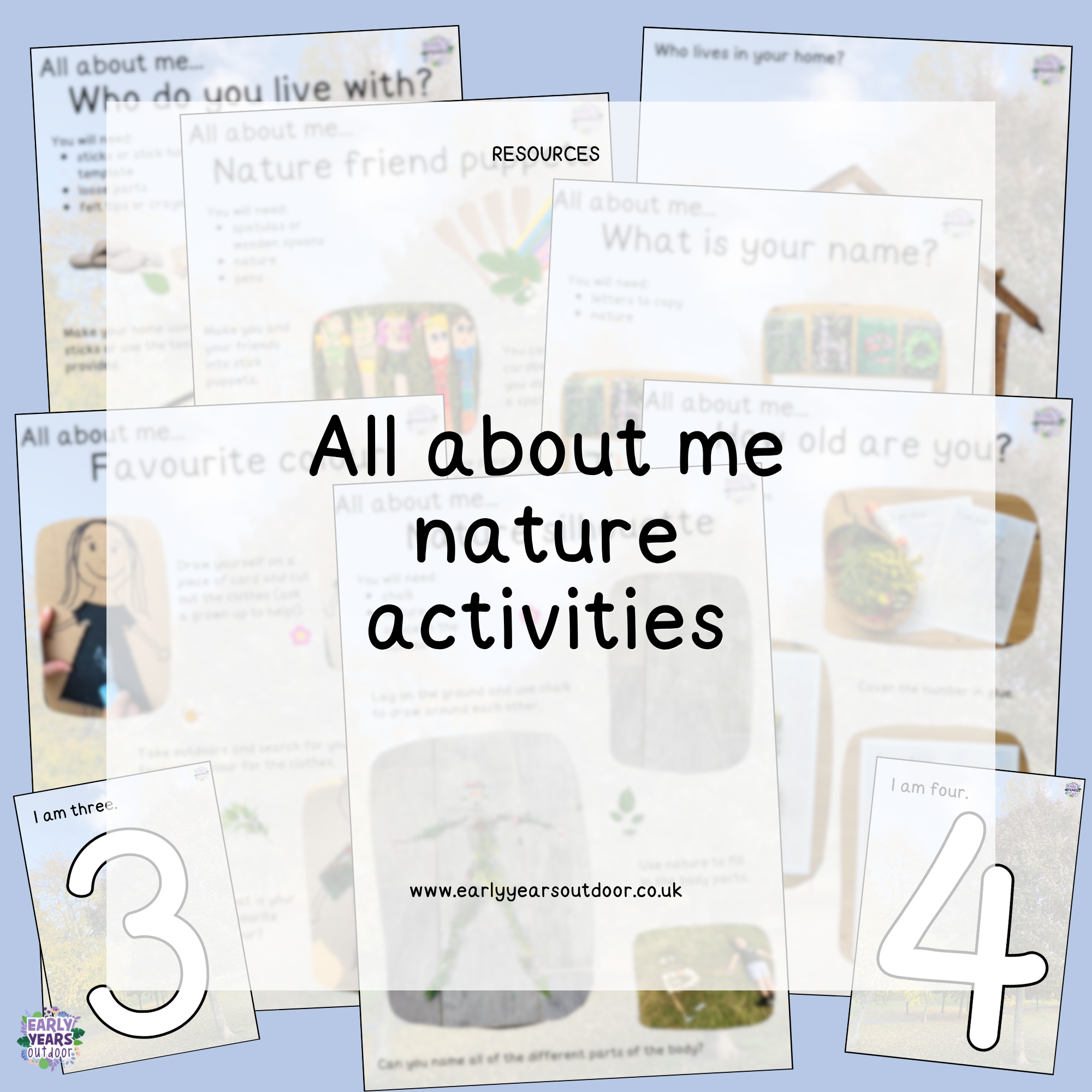 All about me nature activities