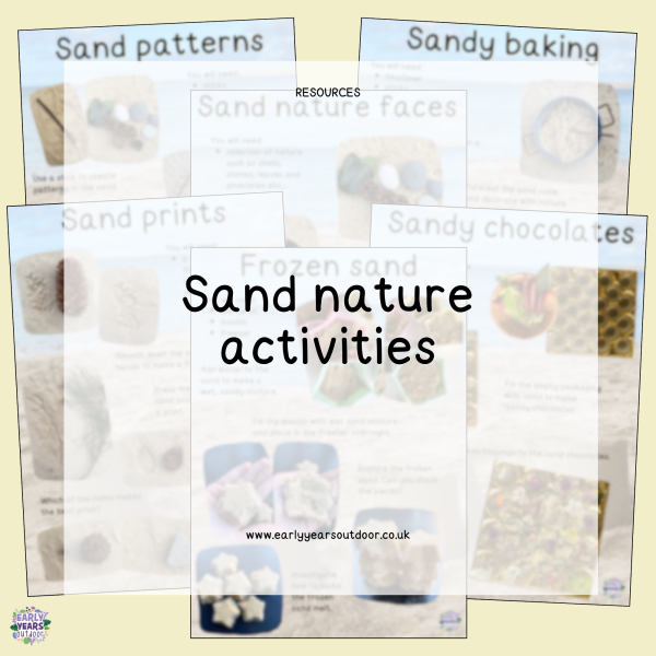 Sand nature activities