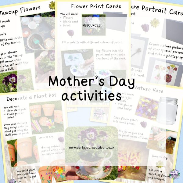 Nature themed Mother's Day activities