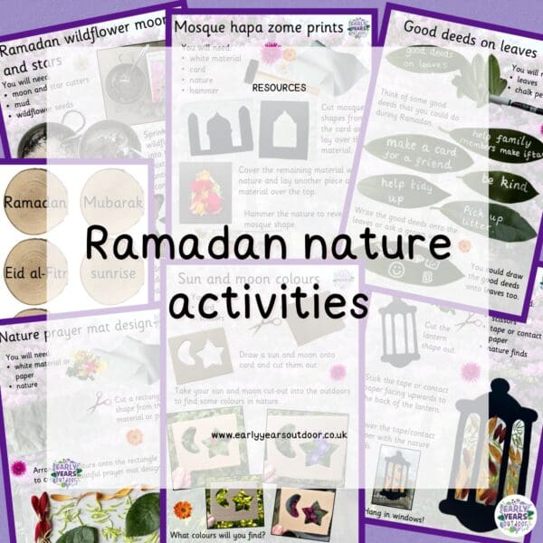Nature activity sheets for Ramadan