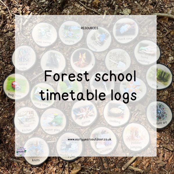 Forest school timetable logs
