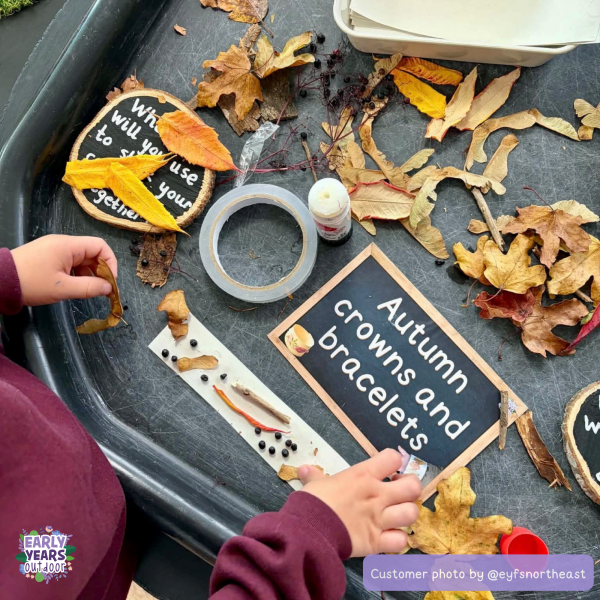 Autumn crowns and bracelet activities