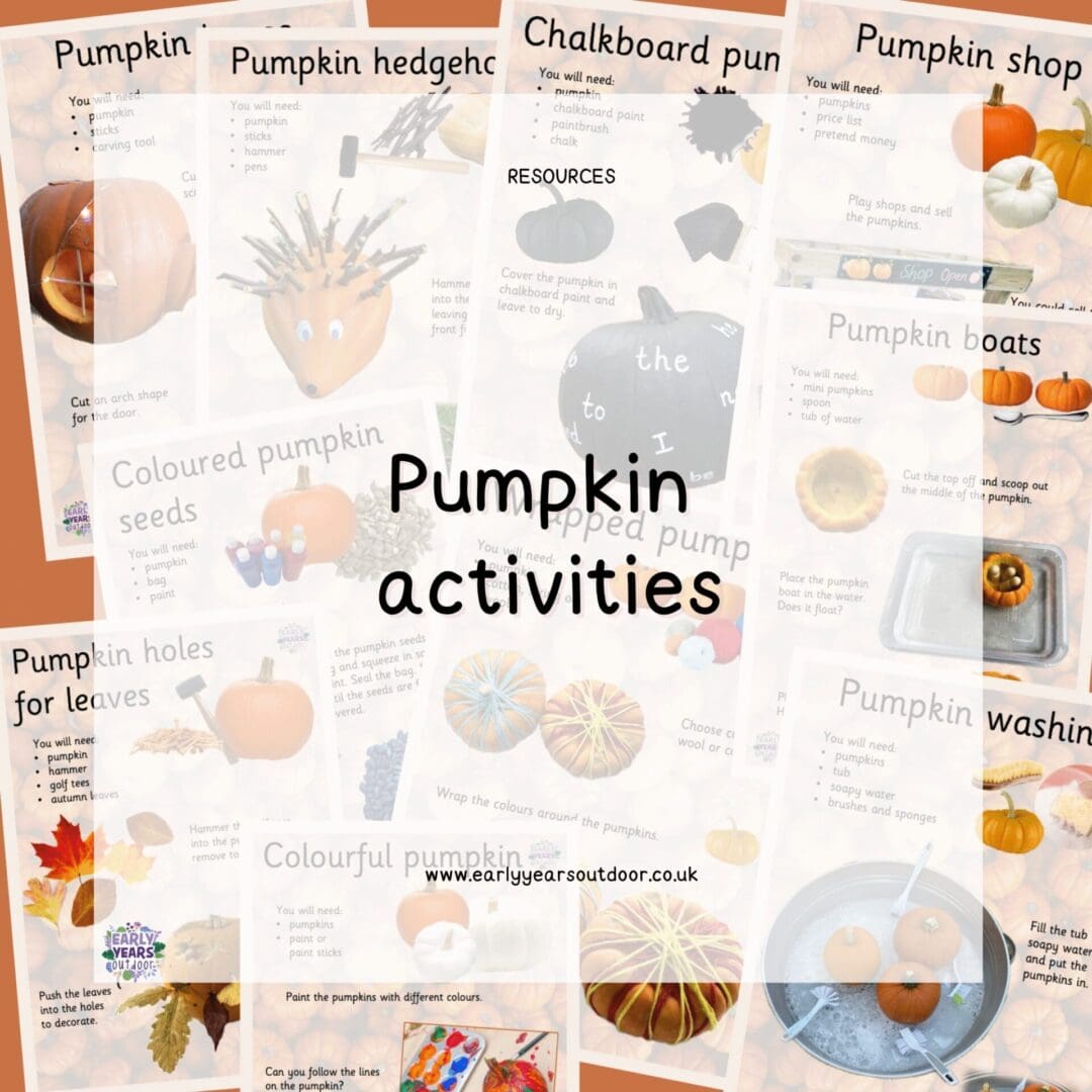Pumpkin themed nature activities