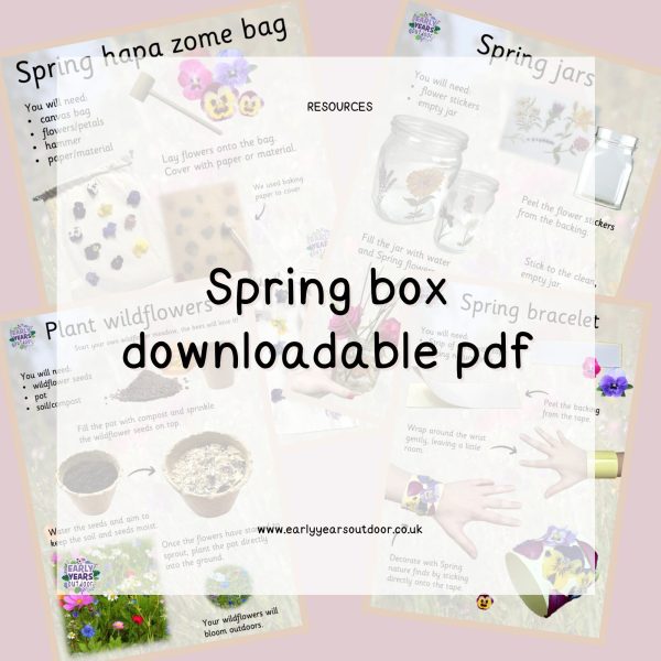 Activity sheets for spring