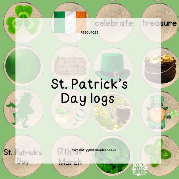 St. Patrick's Day logs with images and vocabulary