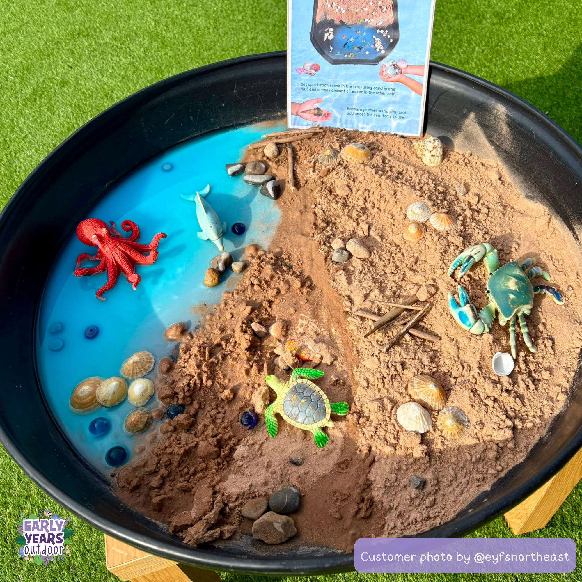 Under the sea activities Under the sea tuff tray