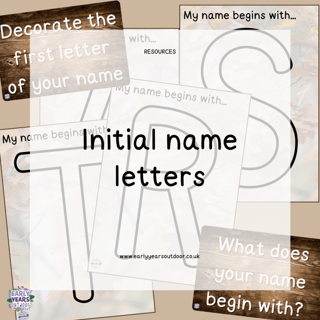 Letter outlines and signs