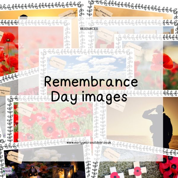 Remembrance Day images with a border