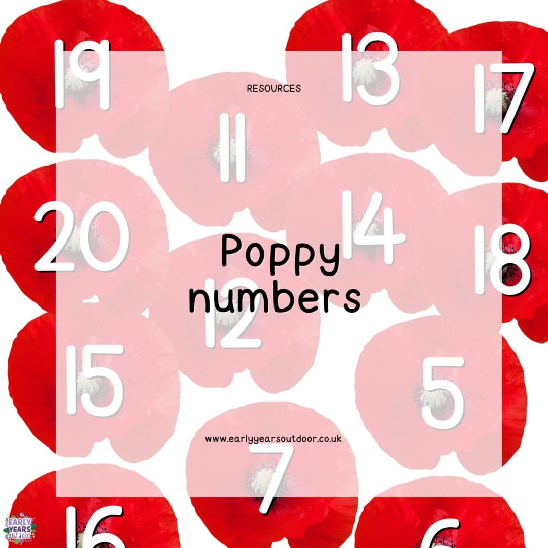 poppy images with numbers on