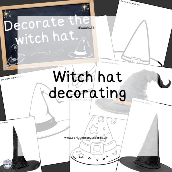 Witch hats to decorate