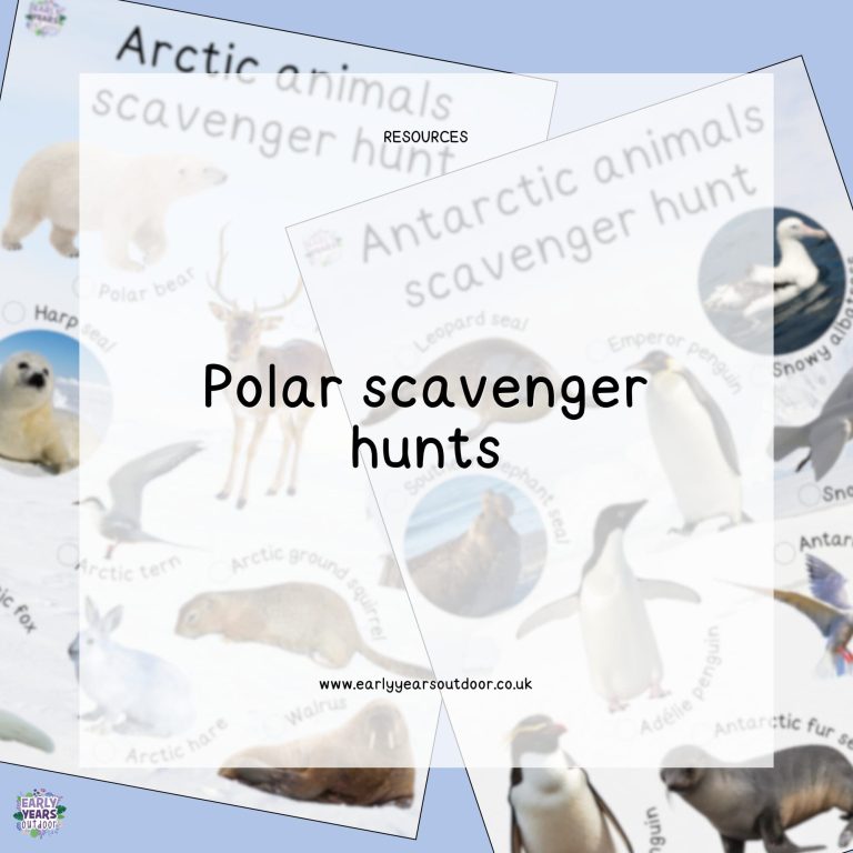 Polar scavenger hunt - Early Years Outdoor