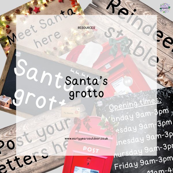 Santa's grotto signs