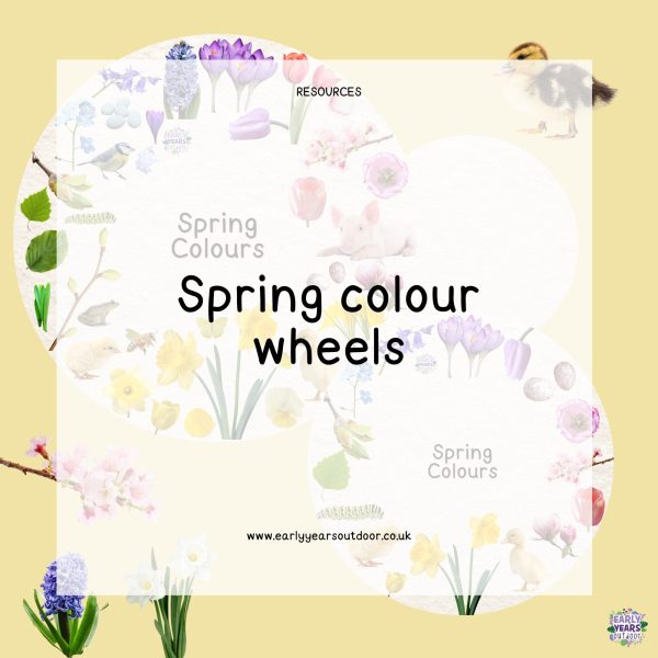Spring nature colour wheels