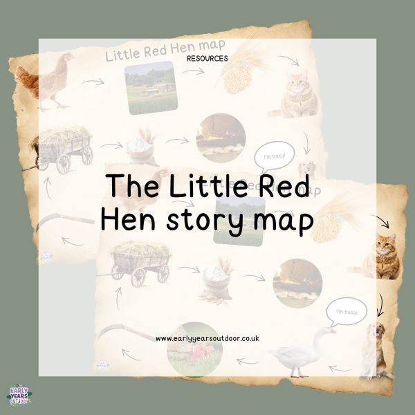 The Little Red Hen story map