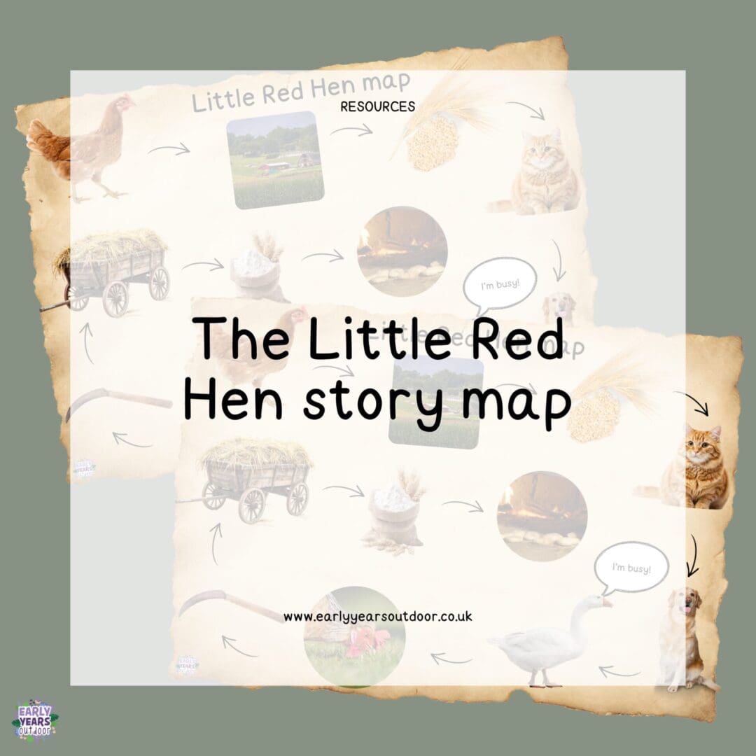 The Little Red Hen story map