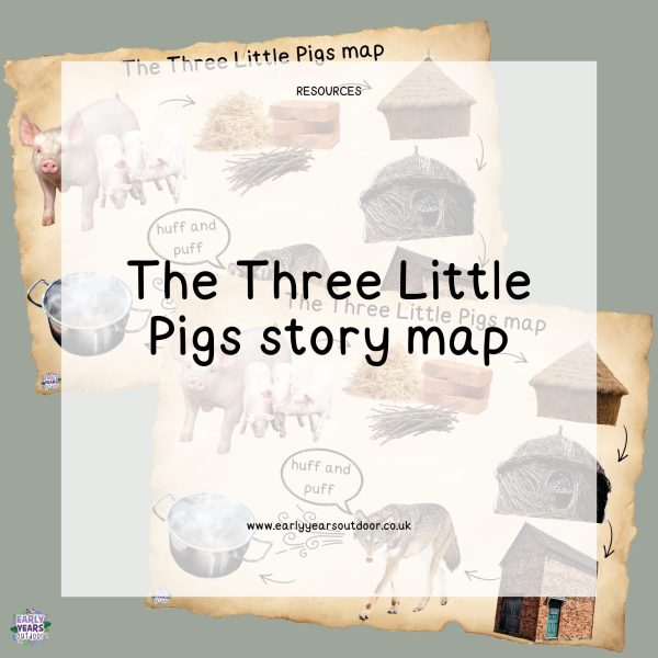 Three little pigs story map