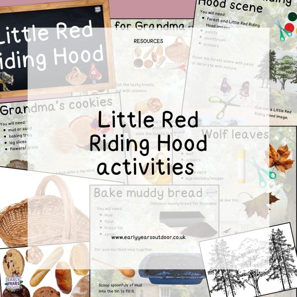 Little Red Riding Hood activity set