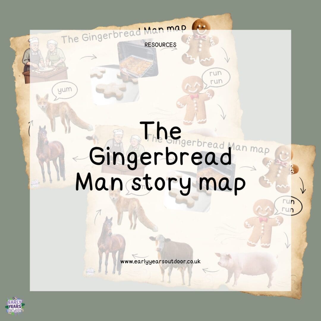 The Gingerbread Man story map