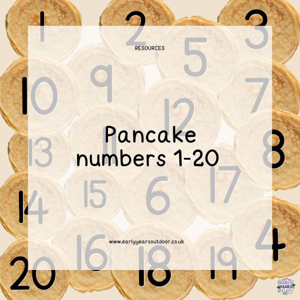 Pancakes with numbers 1-20