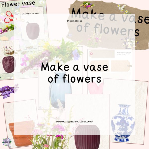 Make a vase of flowers