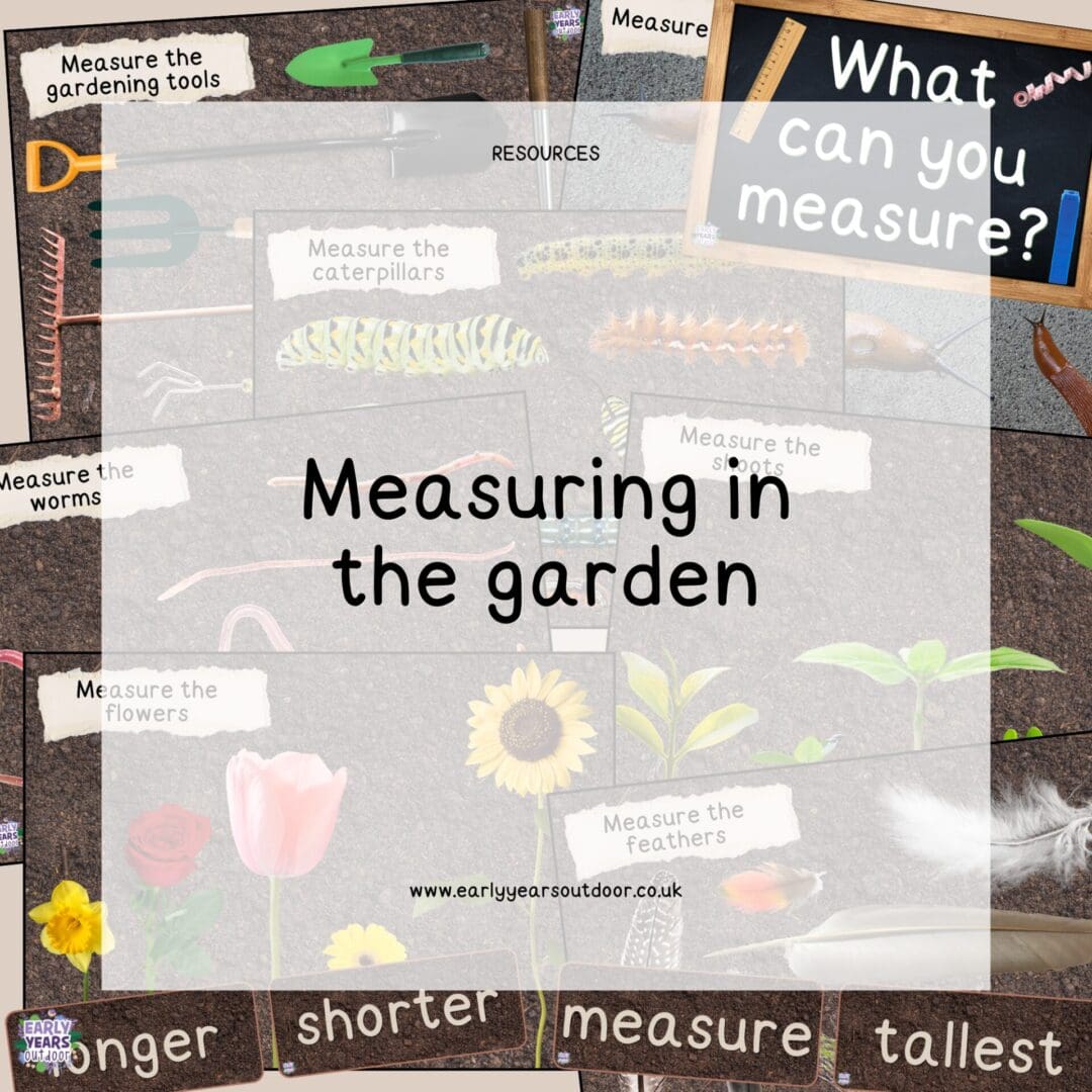 Measuring in the garden Measuring in the garden