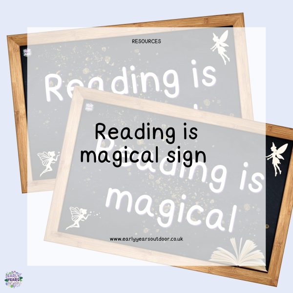 Reading is magical sign