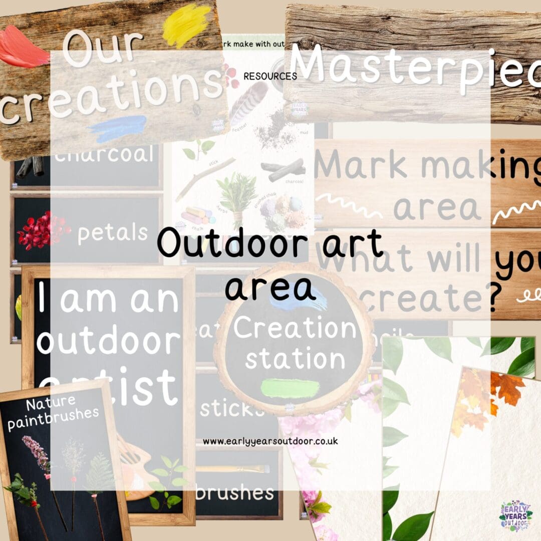 Outdoor art area
