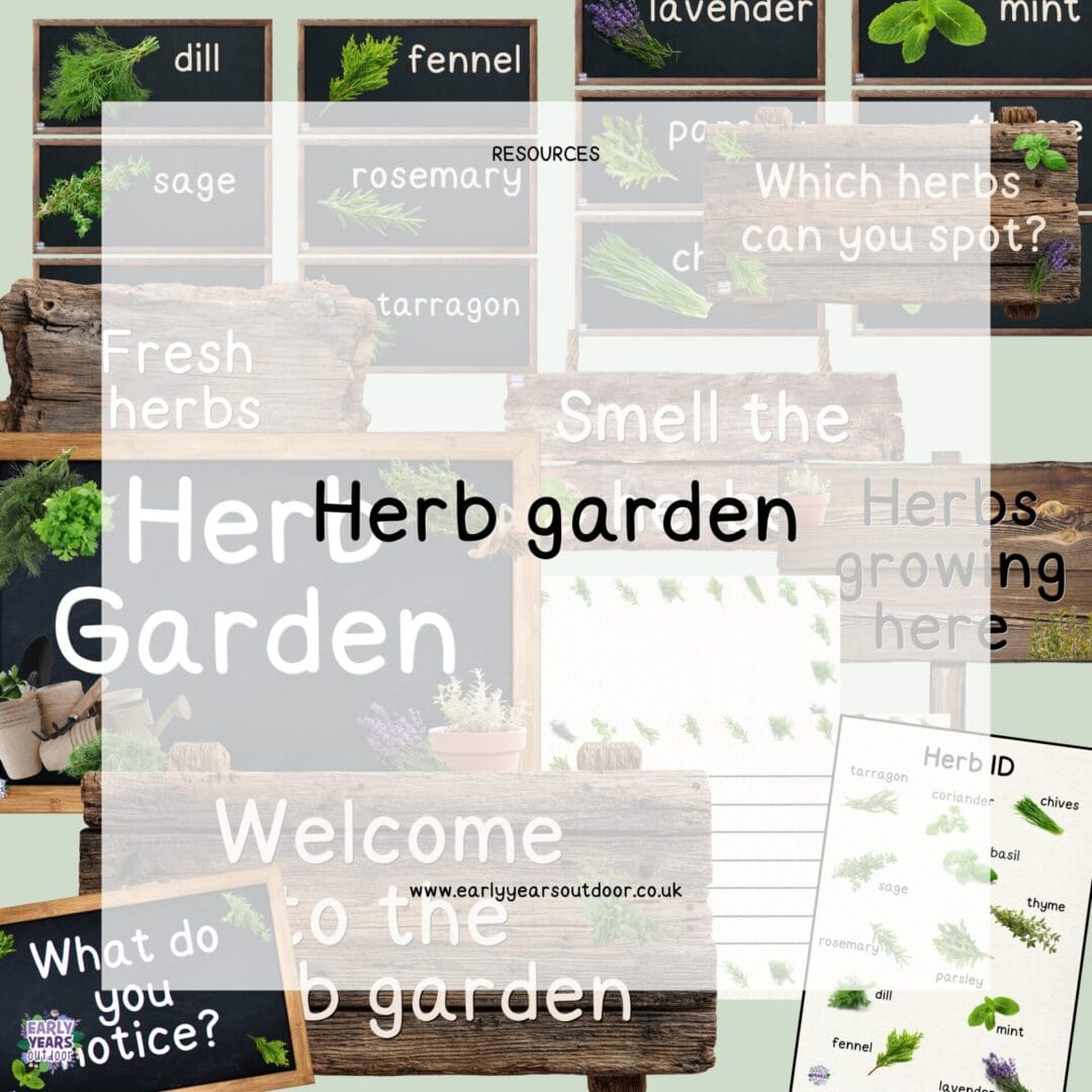 Herb garden signs and resources