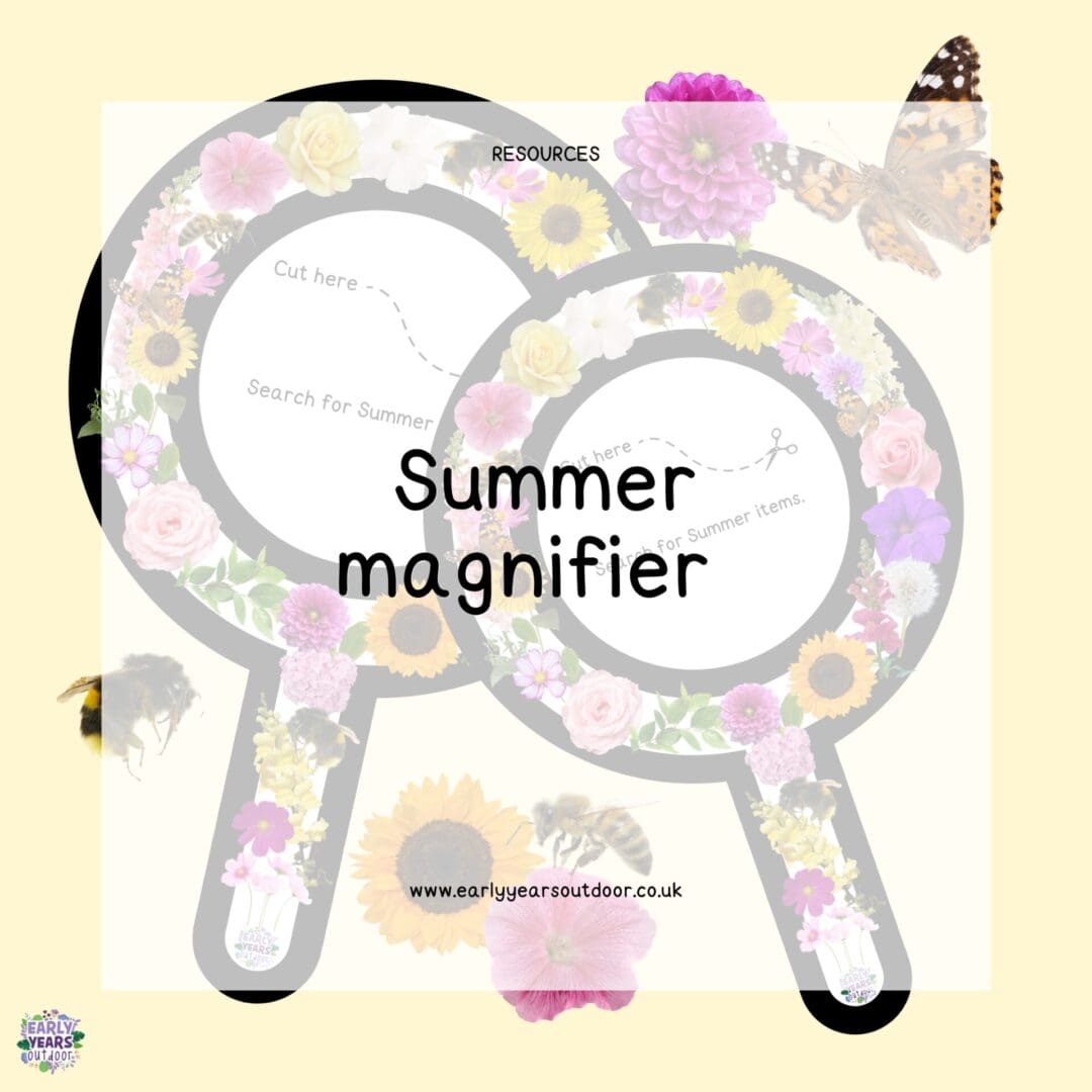 Summer themed nature magnifier