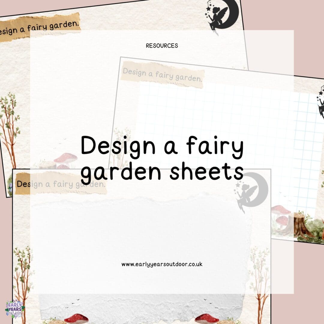 Design a fairy garden sheets