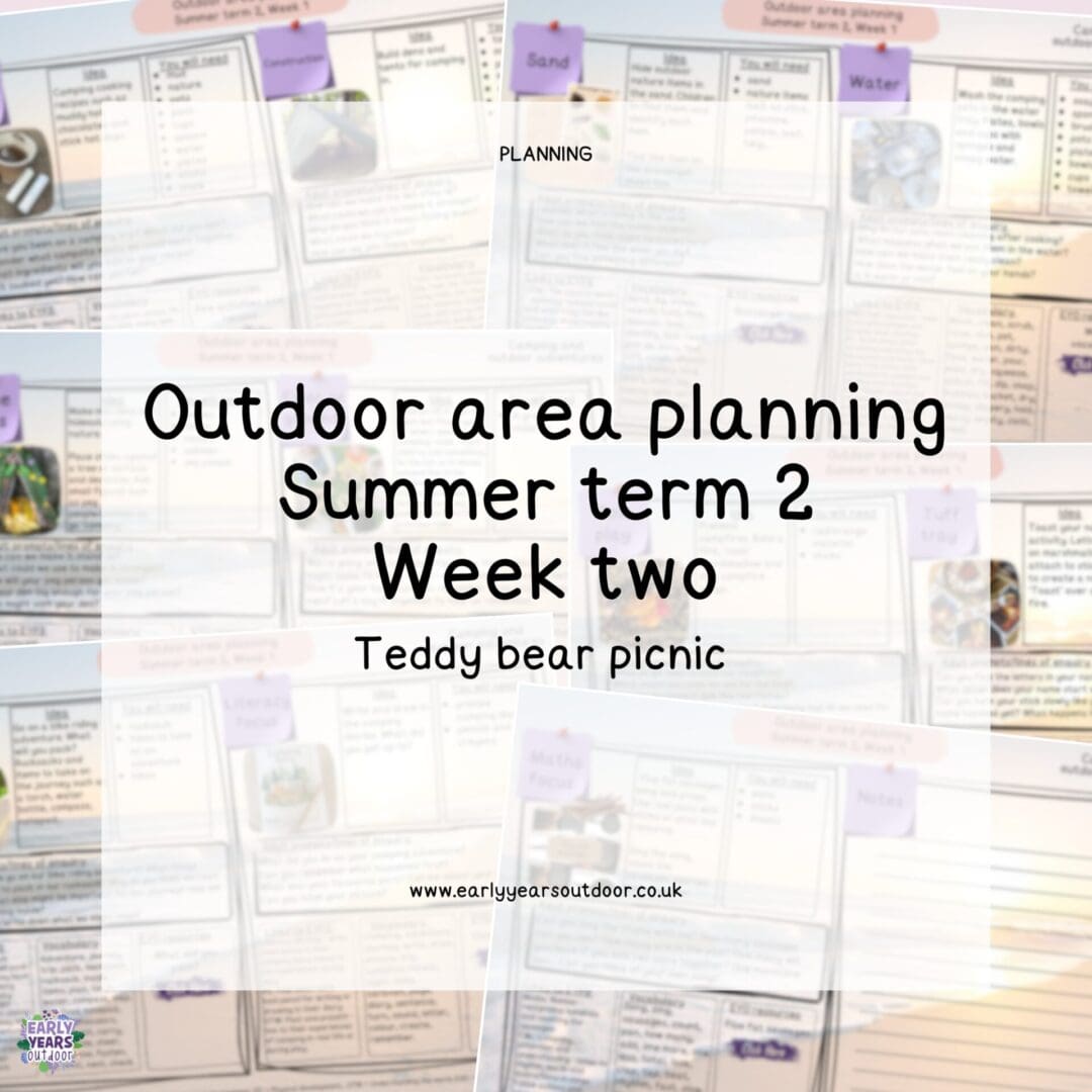 Outdoor area planning, summer 2, week 2