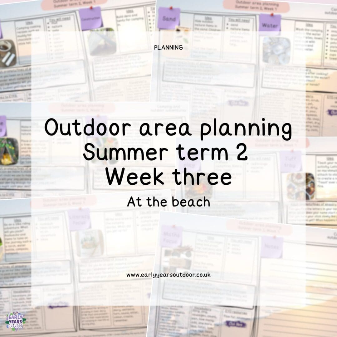 Outdoor area planning, summer 2, week 3