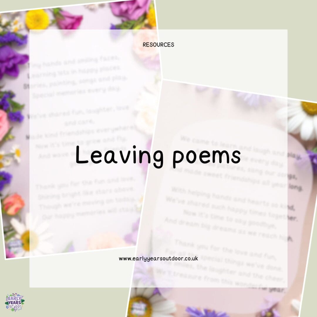 Leaving poems