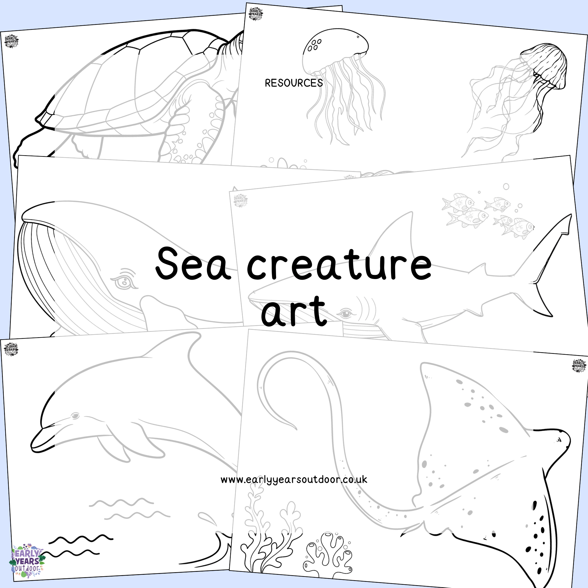 Sea creature art