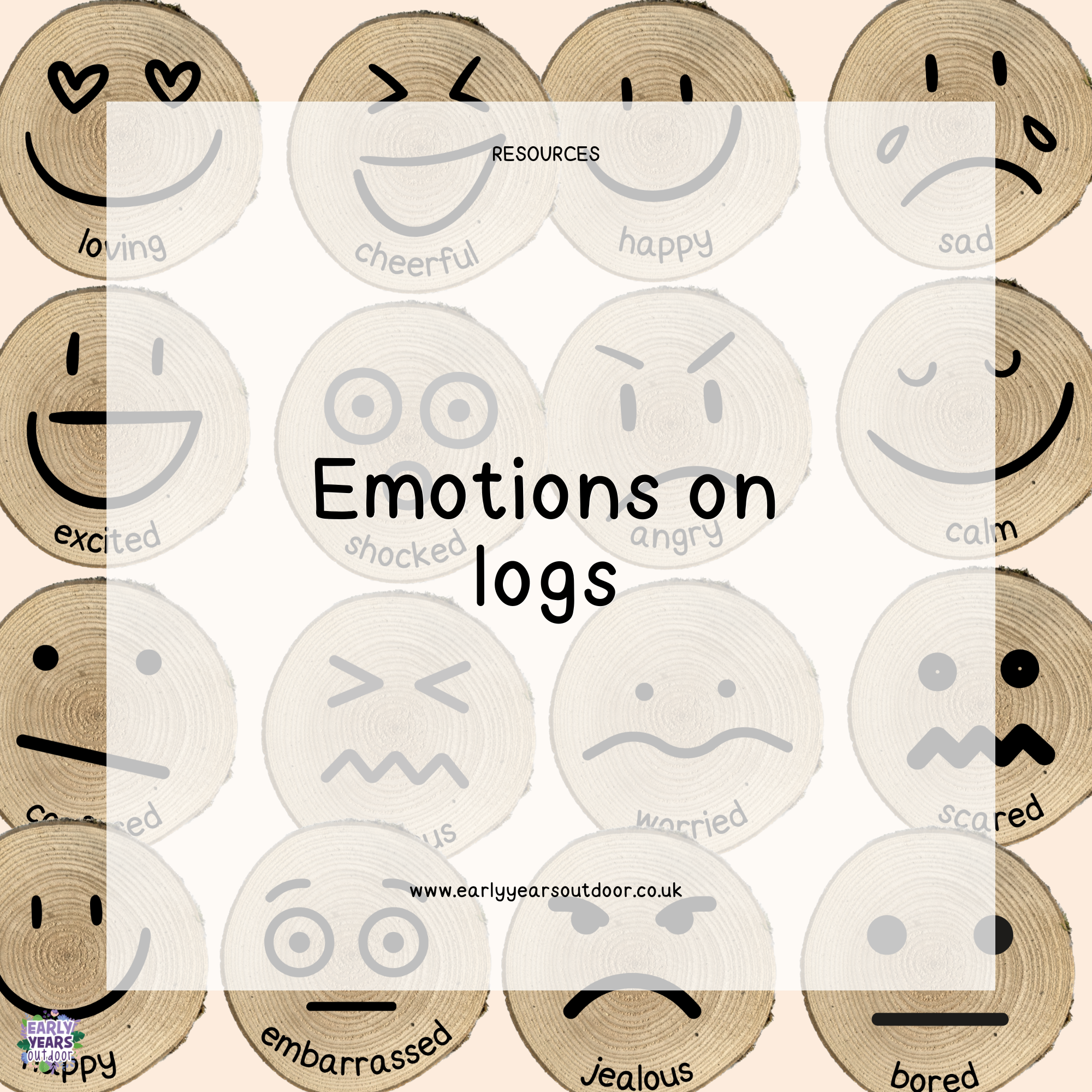 Emotions on logs with labels
