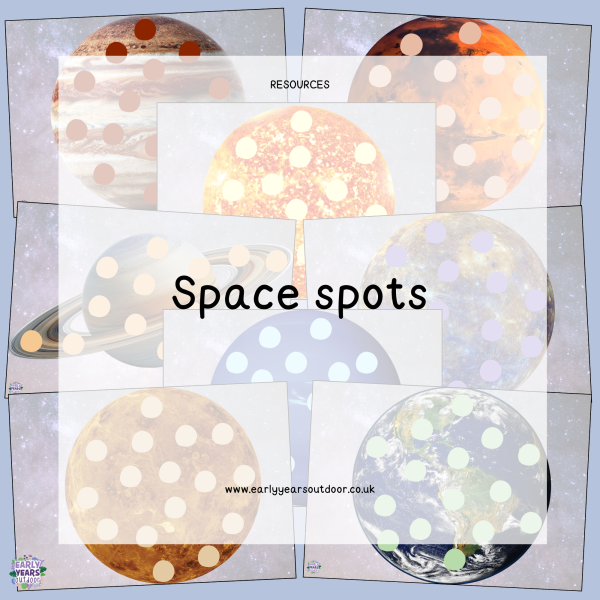 Space images with spots