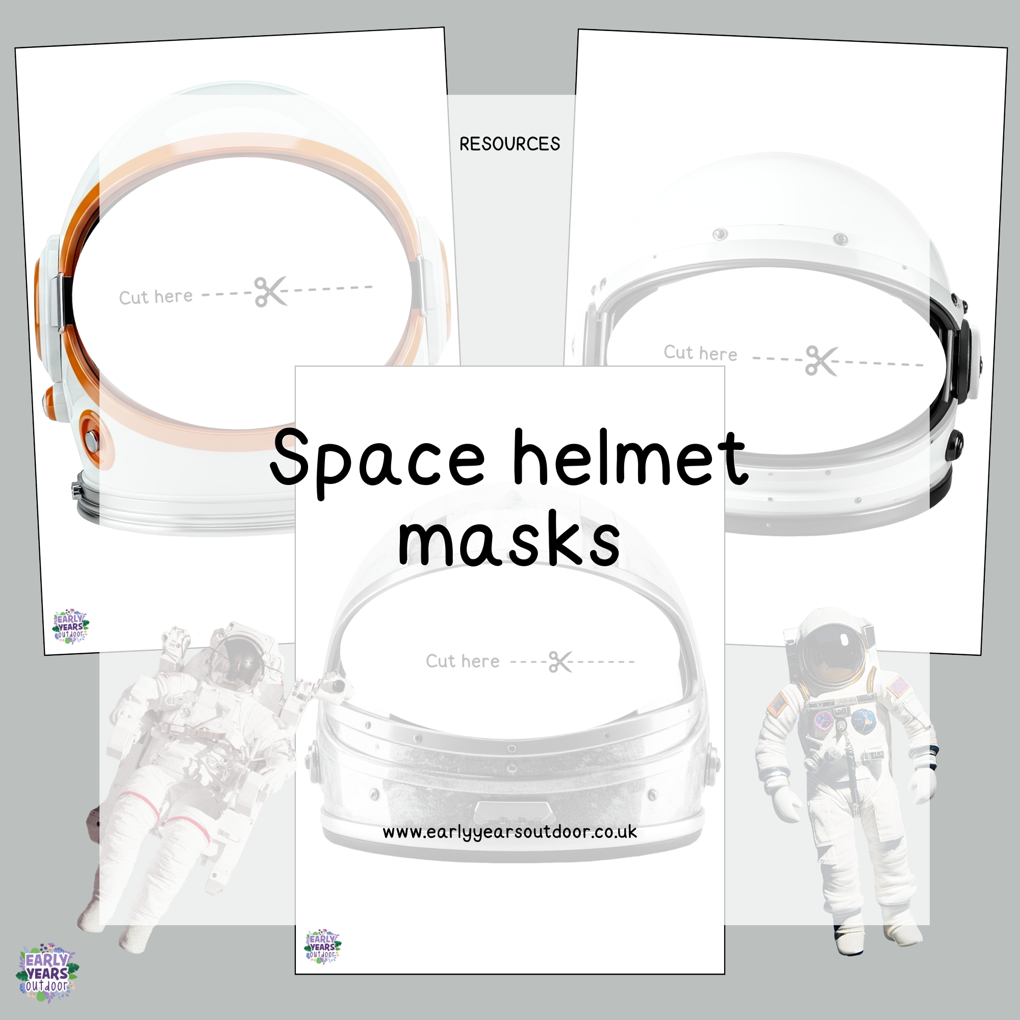 Space helmet masks