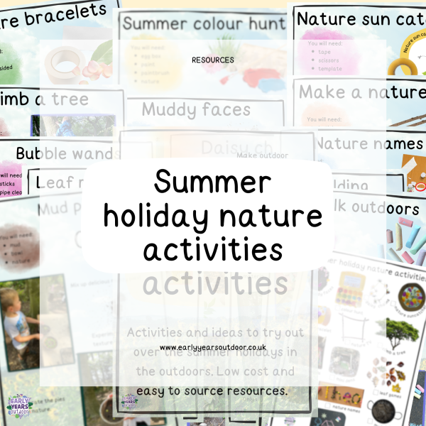 Summer holiday nature activities