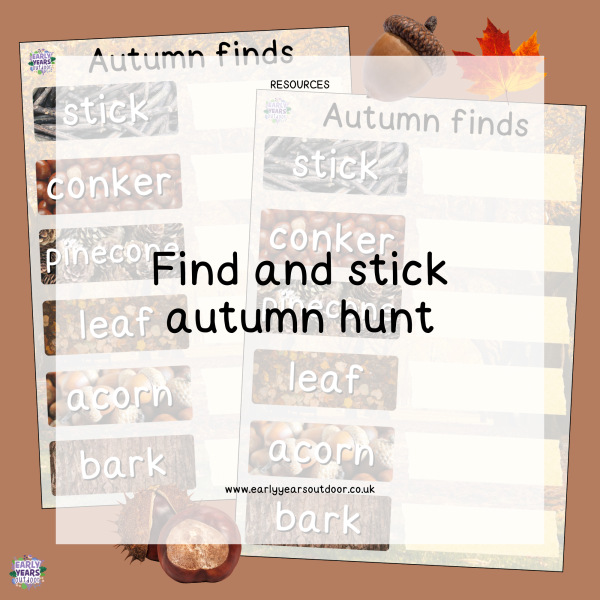 Find and stick autumn hunt