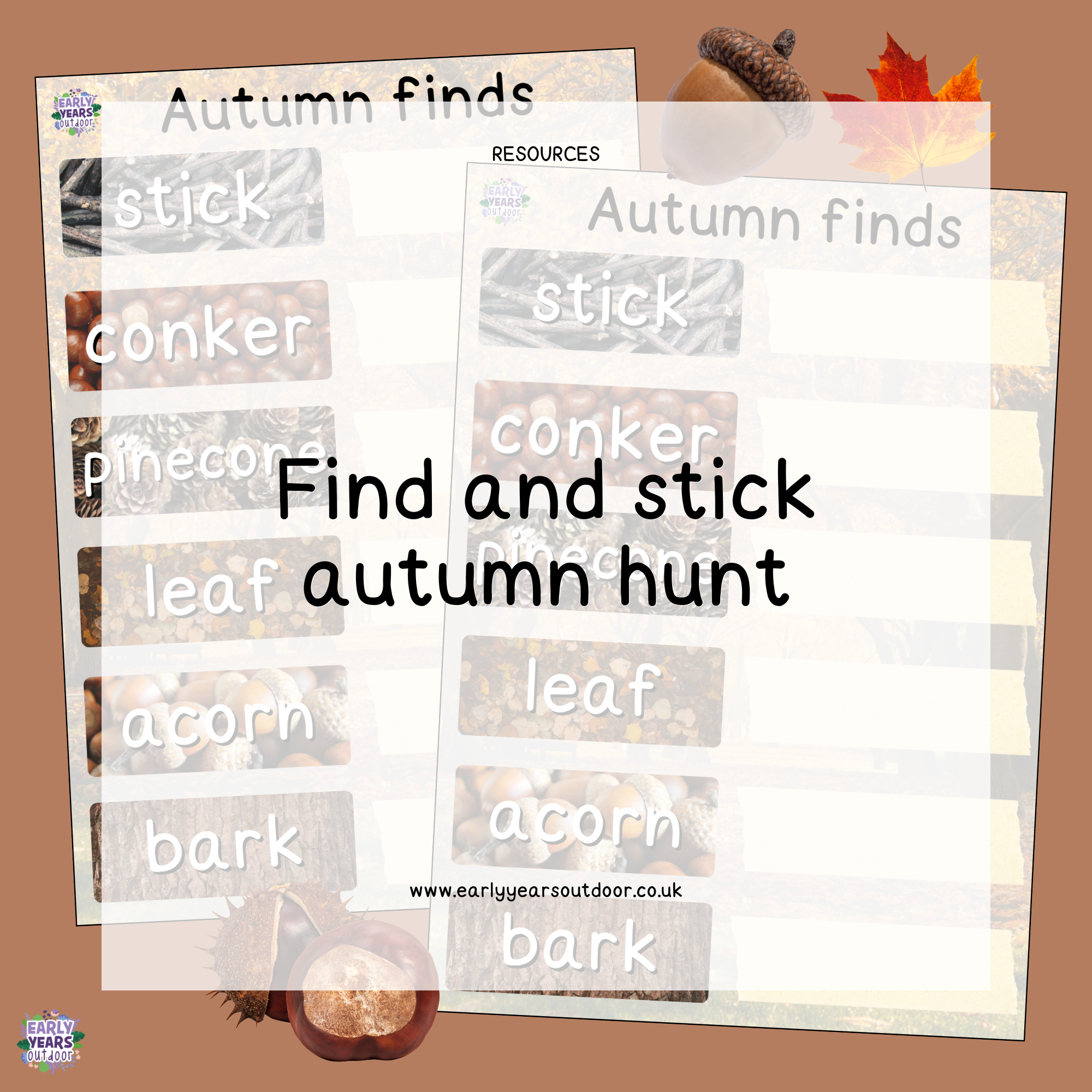 Find and stick autumn hunt