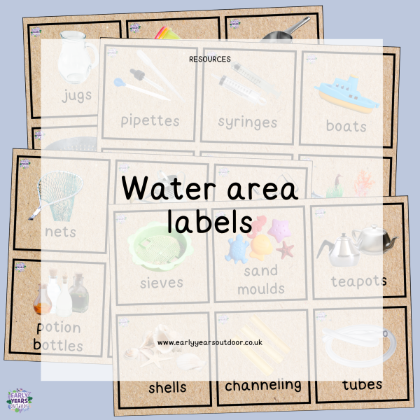 Water area labels