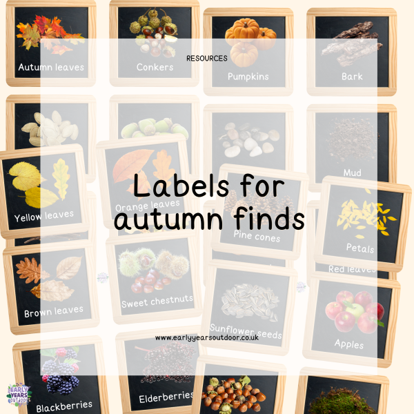 Labels for autumn finds