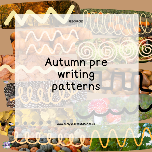 Autumn pre writing patterns