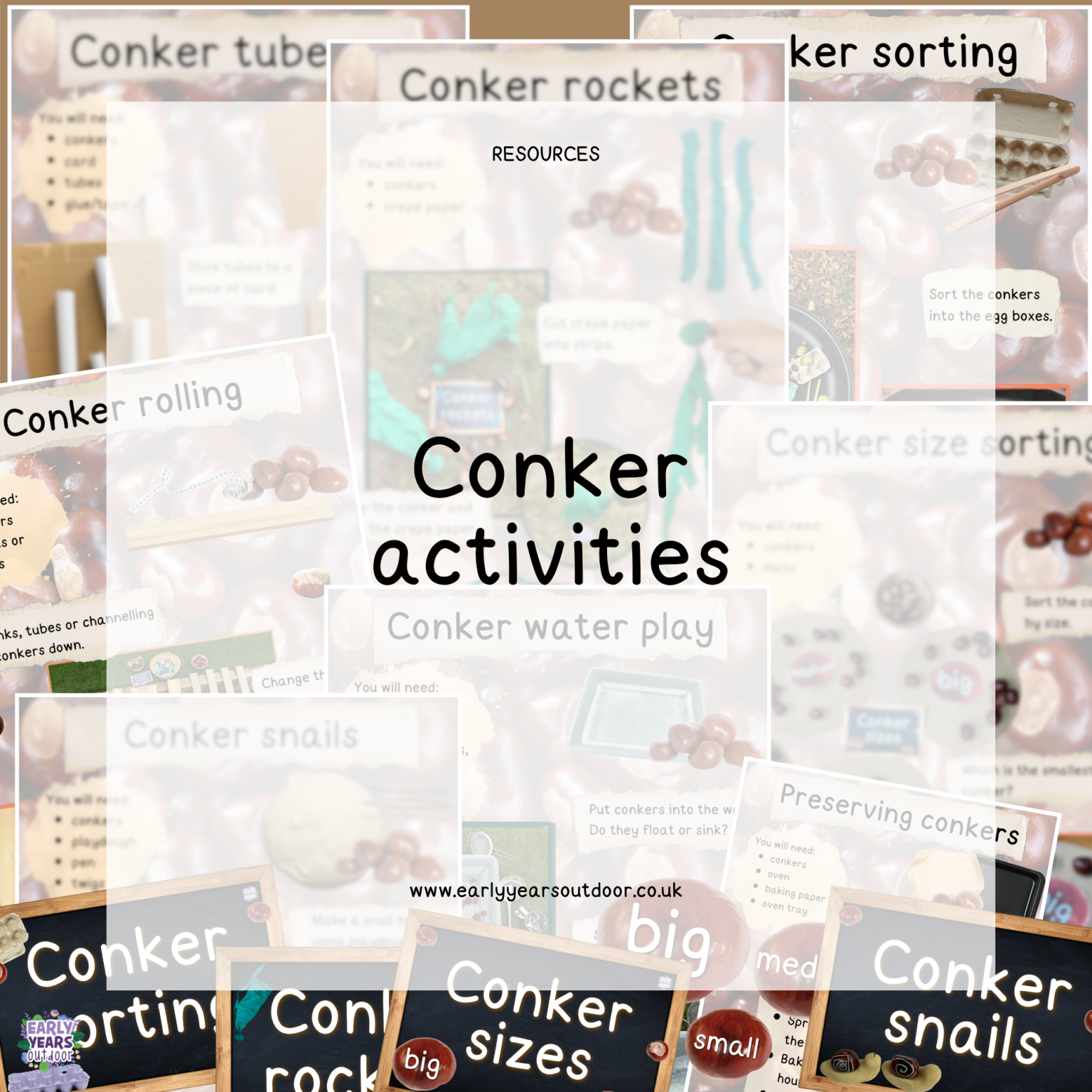 Conker activity ideas set for Early Years children