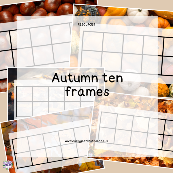 Autumn ten frames
